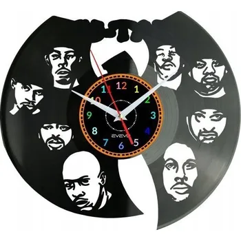 Hodiny Rap Band Nástěnné hodiny Vinylová deska Moderní dekorativní Ur