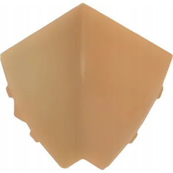 Podlahová lišta Vnitřní Roh 23 mm k Přechodové Liště ke Kuchyňské Desce Bursztyn (Jantar)