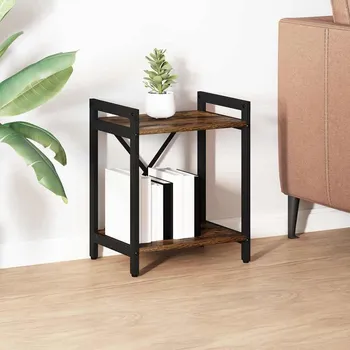 Knihovna vidaXL Knihovna Kouřový dub 40 x 30 x 50 cm kompozitní dřevo [868373]