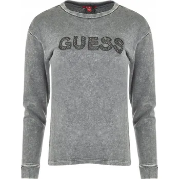 Dámská mikina Dámská mikina Guess bez kapuce , navléká se přes hlavu, velikost L