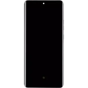 LCD display + dotyková deska + přední kryt pro Motorola Moto G86, Black (Spellbound) (Service Pack)