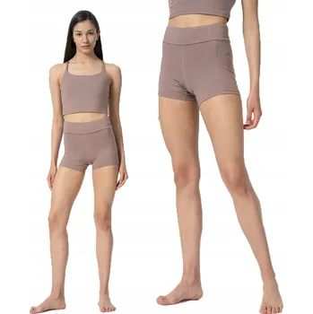 Dámské legíny Krátké legíny 4F L hnědé