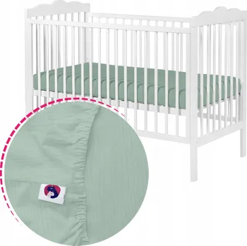 Prostěradlo Prostěradlo s gumou mušelínové na matrace do postýlky 120x60 MUŠELÍN vzory