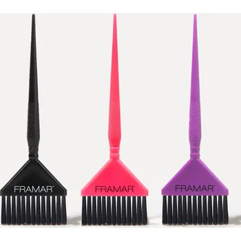 Kosmetický štětec Framar Big Daddy Brush Sada Širokých Štětců na Barvení Vlasů 3 ks
