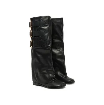 Dámské kozačky Kozačky Naked Wolfe Anchor 00007 Černá 35