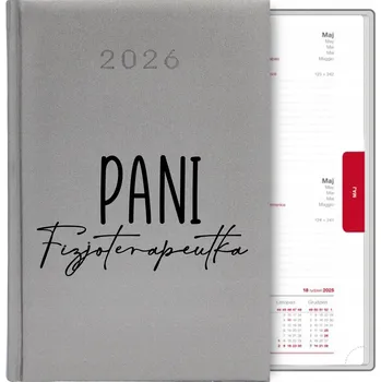 Kalendář Knižkový kalendář 2026 A5 stříbrný