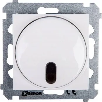 vypínač Stmívač Kontakt-simon otočný, pod omítku, ovládaný dálkovým ovladačem, bílý