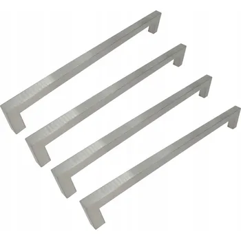 Nábytkové kování 4 x Nábytková úchytka klasická 320 mm stříbrná Kovová úchytka na skříňku