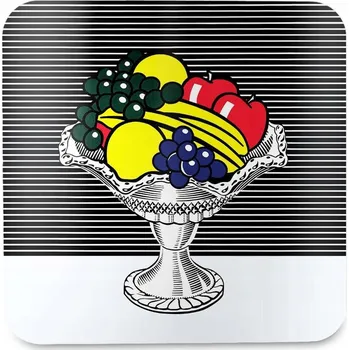 Podtácek Podložka pod hrnek Zátiší s křišťálovou mísou Roye Lichtensteina