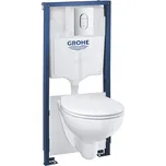 Grohe Cenově zvýhodněný závěsný WC set GROHE do lehkých stěn / předstěnová montáž + WC GROHE Bau Ceramic G394180001 G394180001
