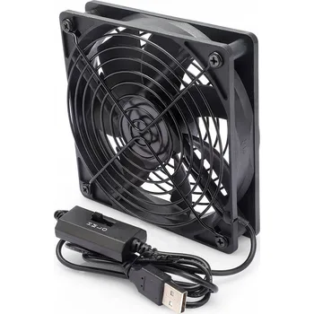 Domácí ventilátor USB VENTILÁTORY PRO POČÍTAČ HOSTITEL, VÝKONNÝ 12CM