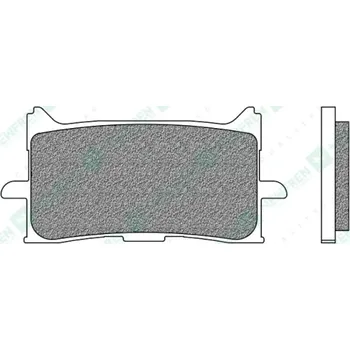 Brzdová destička brzdové destičky, NEWFREN (směs ROAD TOURING SINTERED) 2 ks v balení M502-902