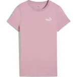 Dámské triko Puma ESSENTIALS SMALL NO.1 LOGO TEE W S Růžová, Bílá