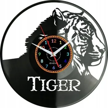 Hodiny Tygr Nástěnné Hodiny Vinylová Deska Moderní Dekorativní Dárek