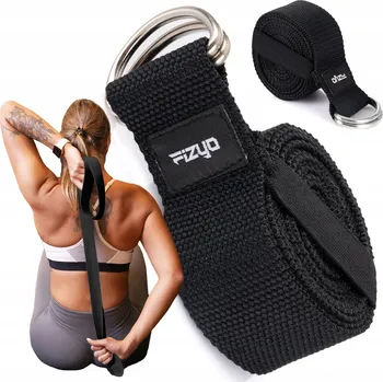 podložka na cvičení POPruh NA JÓGU PILATES PRO STREČINK FIZYO YOGA BELT ŠIROKÝ POPRUH 100% BAVLNA