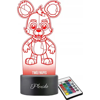 Lampička Noční lampa Plexido vícebarevná