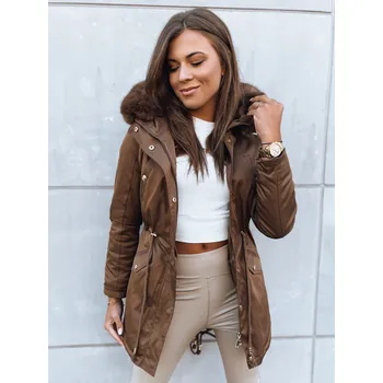 Dstreet Dámská parka Goddess hnědá L TY3869 48688