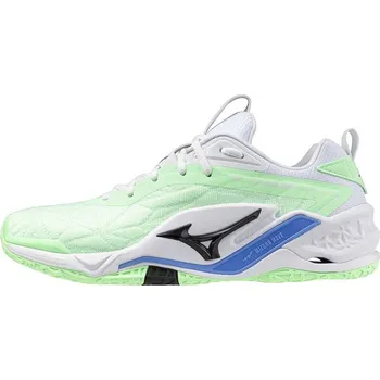 Pánská sálová obuv MIZUNO WAVE STEALTH NEO 2(U) / Neo Mint/Black/Frontier Blue / 51.0/15.0 zelená 51