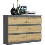 Komoda R-120 120 x 30 x 77 cm mix barev