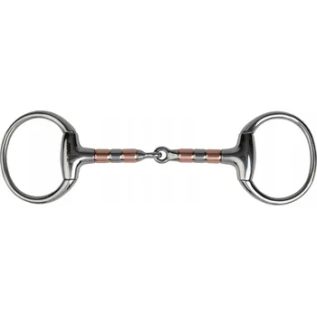Udidlo pro koně Udidlo olivové 13,5 cm s měděnými válečky 13,5 cm