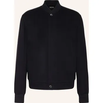 Pánský svetr Zegna Pánský Kašmírový Blouson, tmavě modrá, 48