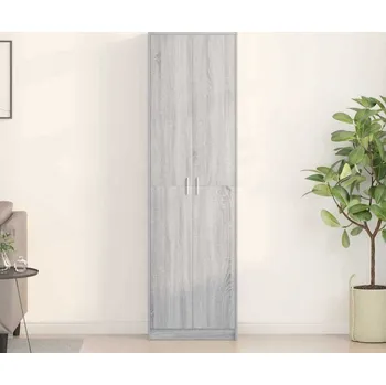 Komoda vidaXL Šatní skříň Šedá Sonoma 55 x 25 x 189 cm kompozitní dřevo [3334013]