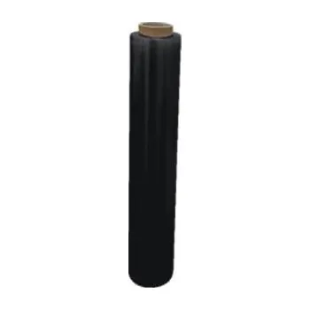 Obalový materiál Stretch folie černá š.50cm 23mic - karton 6ks