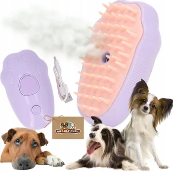 Kosmetika pro psa Kartáč na srst dlouhou, krátká srst, hrubá srst, vlnitá srst Wesoły Pupil