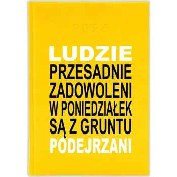 Diář Knižkový diář pro učitele 2026 A5 žlutý