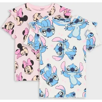 Dívčí tričko Sinsay - Bavlněné tričko Disney 2 pack - vícebarevná - 529GP-MLC - 529GP-MLC-104