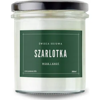 Svíčka Sójová vonná svíčka Jablečný Koláč Vosk i Knot 1 ks