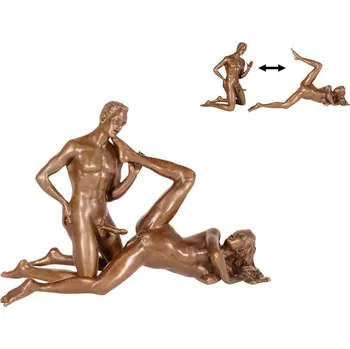 Erotická bronzová socha / soška - Sex