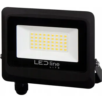Nástěnné LED svítidlo LEDLine 30 W, integrovaný LED zdroj, 13,9 cm, černé