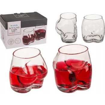 Sklenice Sklenice na drinky víno Pupa vtipné 2ks