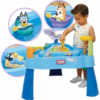 vodní stůl LITTLE TIKES BLUEY VODNÍ STŮL ZAHRADNÍ PRO HRANÍ S VÍKEM A PŘÍSLUŠENSTVÍM