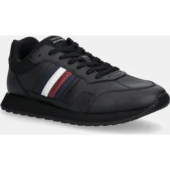 Pánské tenisky Tenisky Tommy Hilfiger NEW RUNNER EVA LTH STRIPES FM0FM05637 černá 99X, EUR 41
