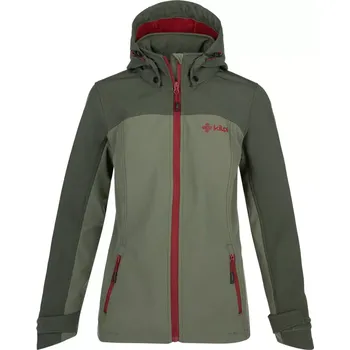 Dámská větrovka Dámská softshellová bunda Kilpi RAVIA-W khaki 34