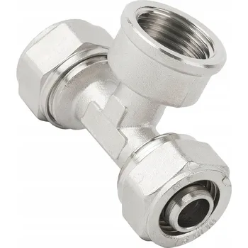 rozdělovač topení T-ROZDĚLOVAČ PEX-VNITŘNÍ ZÁVIT-PEX SPOJKA KONEKTOR ALUPEX 16 x 1/2"