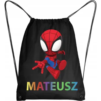 Školní batoh Školní Vak / Batoh na Tělocvik do Školky Školy SPIDEY Spiderman + JMÉNO 4