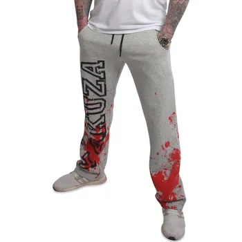 Pánské tepláky Yakuza Creepy Straight 26040 light grey melange Velikost: XXL