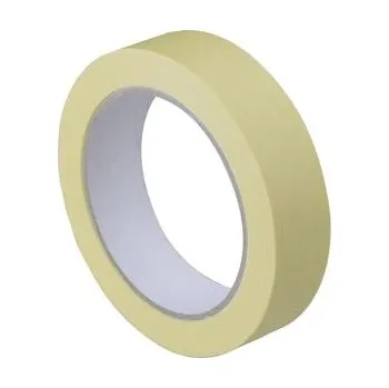 Izolační páska Krycí krepová páska žlutá 25 mm x 50 m