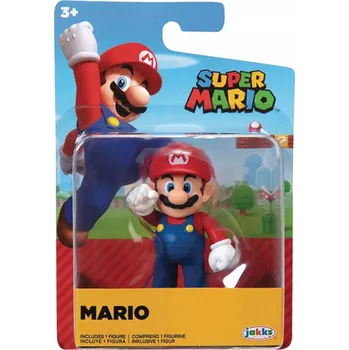 Figurka SUPER MARIO NINTENDO JAKKS PACIFIC ORIGINÁLNÍ POHYBLIVÁ FIGURKA MARIO 7 cm