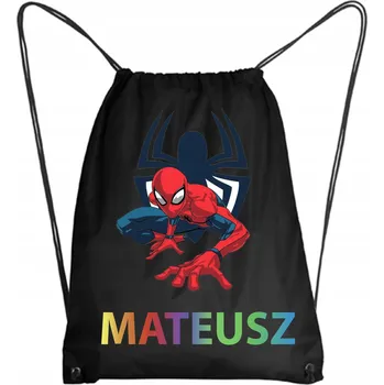 Školní batoh Školní Vak / Batoh na Tělocvik do Školky Školy Spiderman + JMÉNO 25
