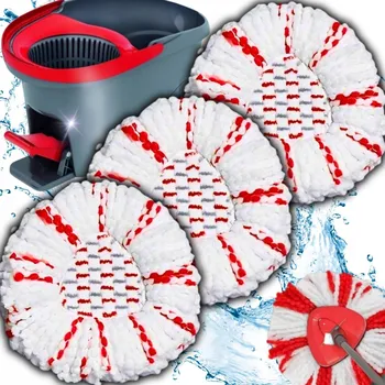 mop 3x NÁHRADNÍ HLAVA / NÁSTAVEC PRO ROTAČNÍ MOP VILEDA TURBO NOVÝ MODEL 3v1 MOP