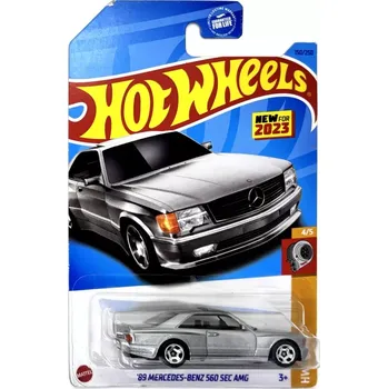 autíčko '89 Mercedes-Benz 560 SEC AMG Silver (F1) - Hot Wheels