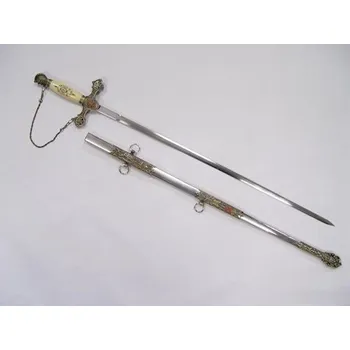 Replika zbraně Templářský meč Dekorativní nejen k zavěšení