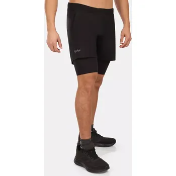 Pánské kraťasy Pánské běžecké kraťasy Kilpi BRAGA-M černá M