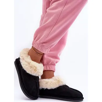 Dámské polobotky Dámské pantofle EV-58 Černá s ecru - Step in style černá/ecru 36