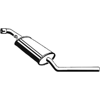 Výfukový systém Stredni tlumic vyfuku ASMET 04.062