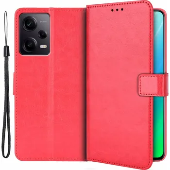 Pouzdro na mobilní telefon Flipové pouzdro XGSM pro Xiaomi Redmi Note 12 Pro+ 5G, červené